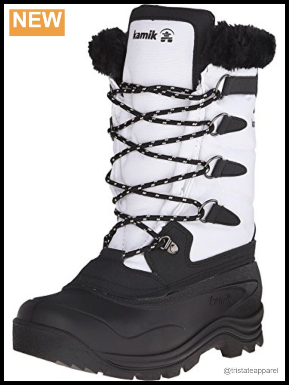 Insulated Mid-Calf Winter Snow Boots Waterproof Vegan-friendly